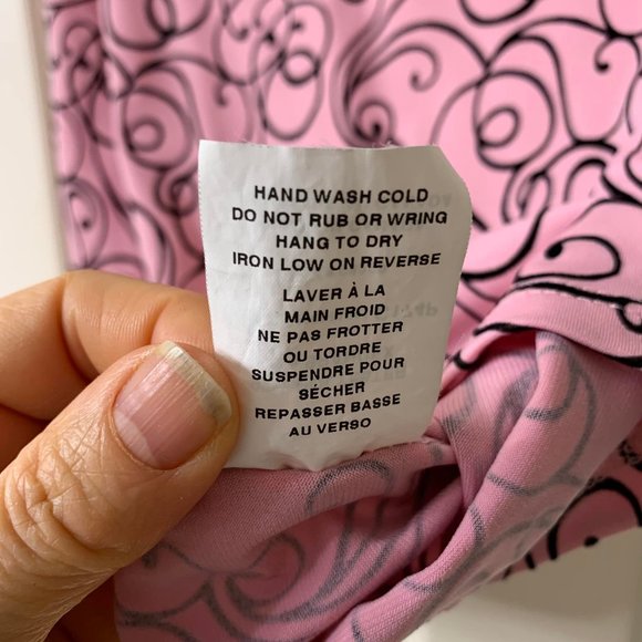 🌷3 for$25🌷Cleo Petites, US 10, Pink & Black Sleeveless Boat Neck Top - Picture 8 of 8